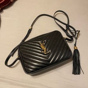 Saint Laurent Calfskin Lou Camera Bag